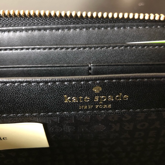 SOLD Kate Spade Embellished Velvet Flower Wallet - Picture 5 of 6